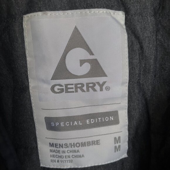 NEW Mens Gerry Hooded Bomber Jacket M NWT Blue Lined Water Resistant Nylon - Picture 8 of 14